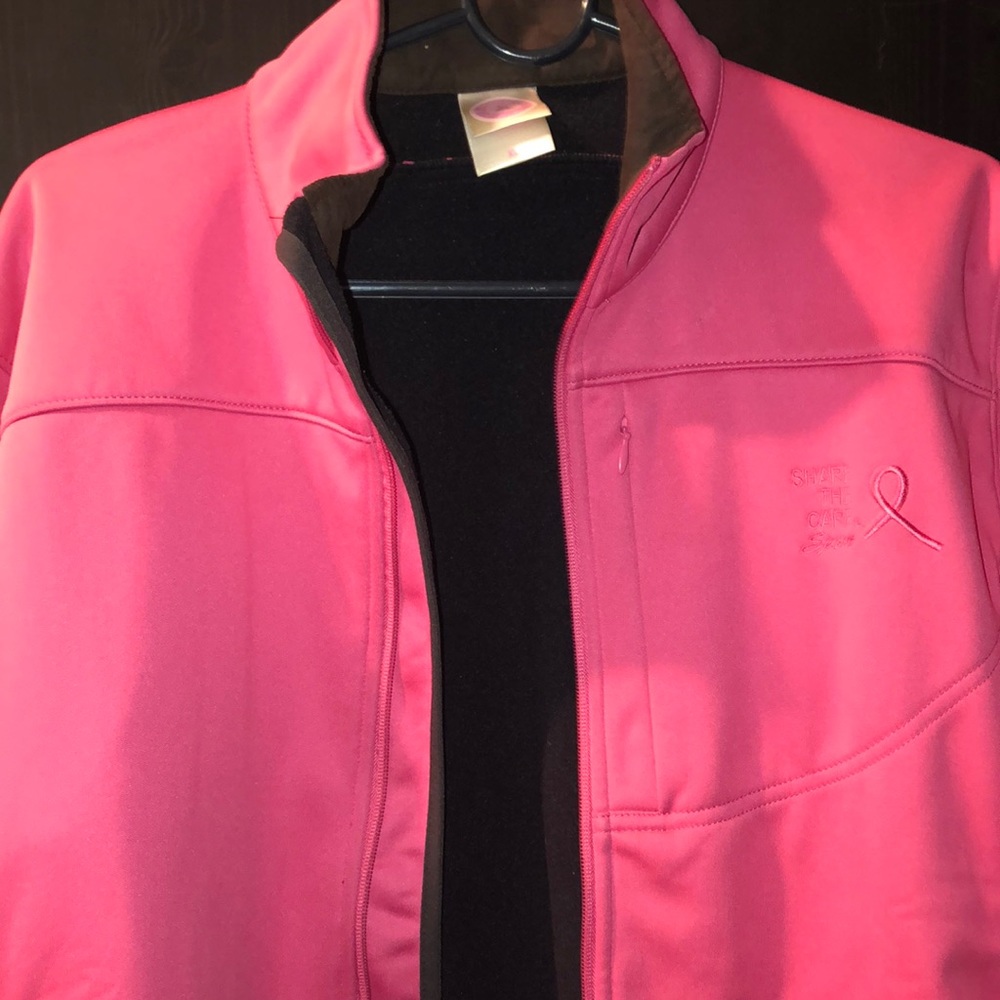 CANCER AWARENESS PINK SPANDEX JACKET